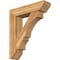 Ekena Millwork Balboa Slat Rough Sawn Bracket w/ Offset Brace, Western Red Cedar, 8"W x 32"D x 36"H BKT0806X32X36BOA06RWR - alternate 1